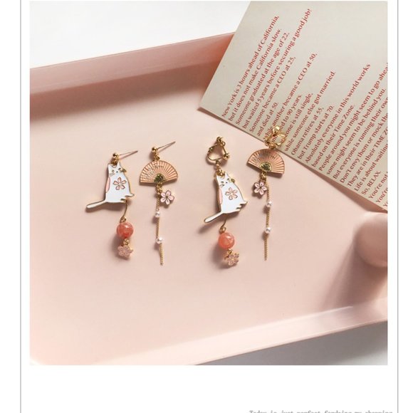 💙💕Last one Strawberry Stones Cat Sakura Flower - Picture 6 of 13